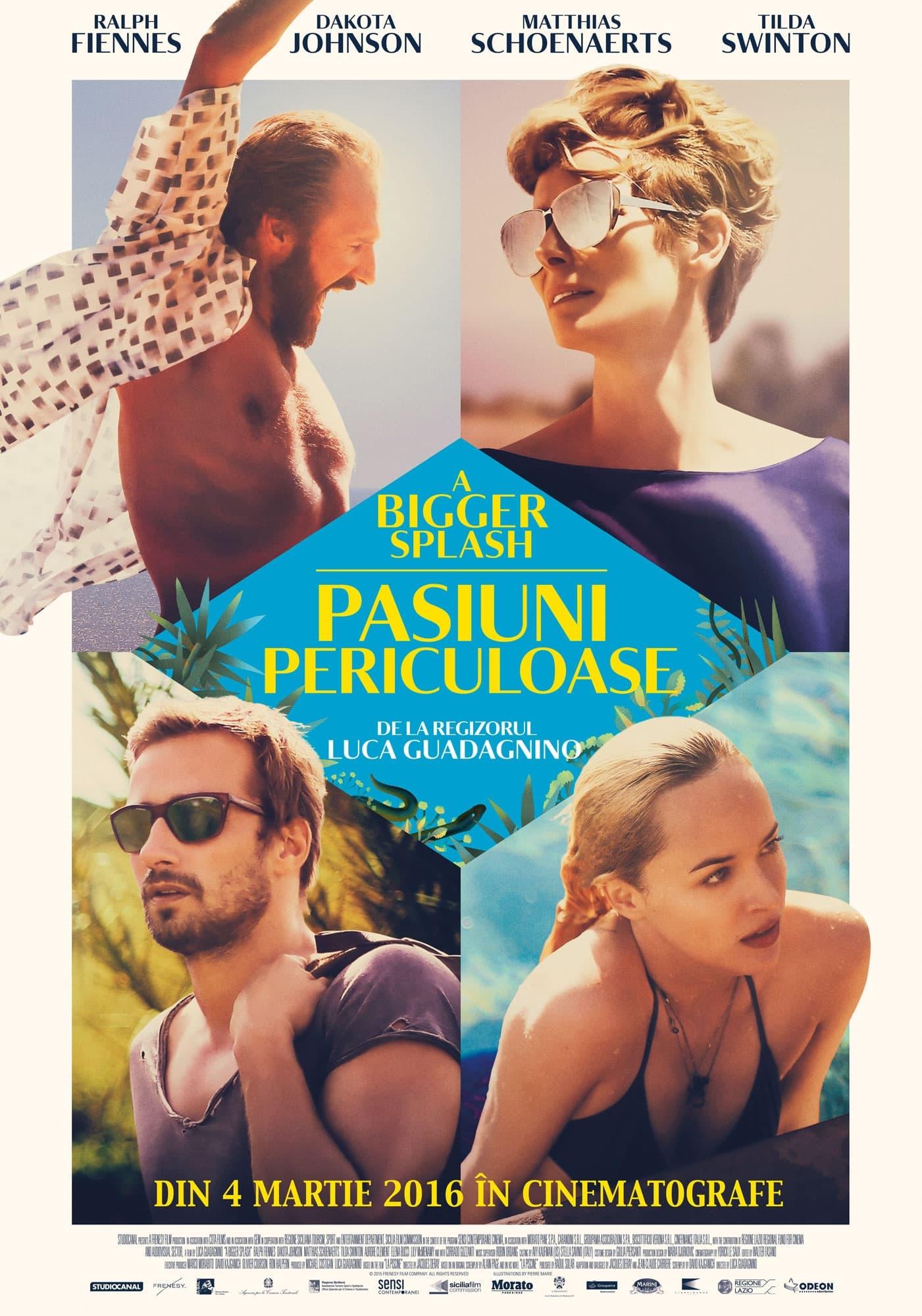 Poster of A Bigger Splash: Pasiuni periculoase