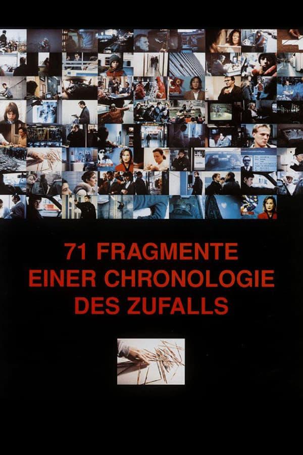 Poster of 71 Fragmente einer Chronologie des Zufalls