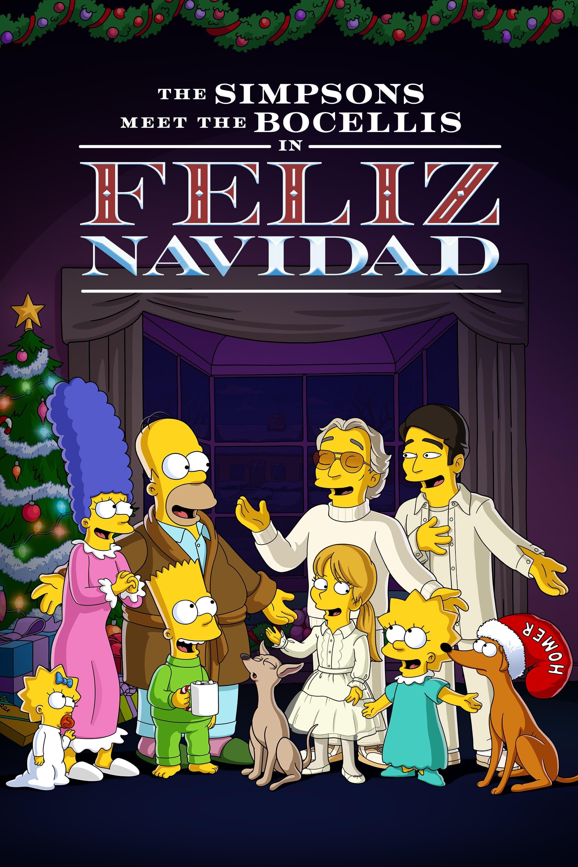 Poster of Familia Simpson și familia Bocelli: Feliz Navidad de Crăciun