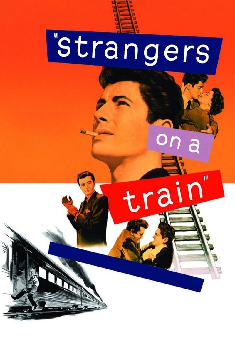 Poster of Străini într-un tren