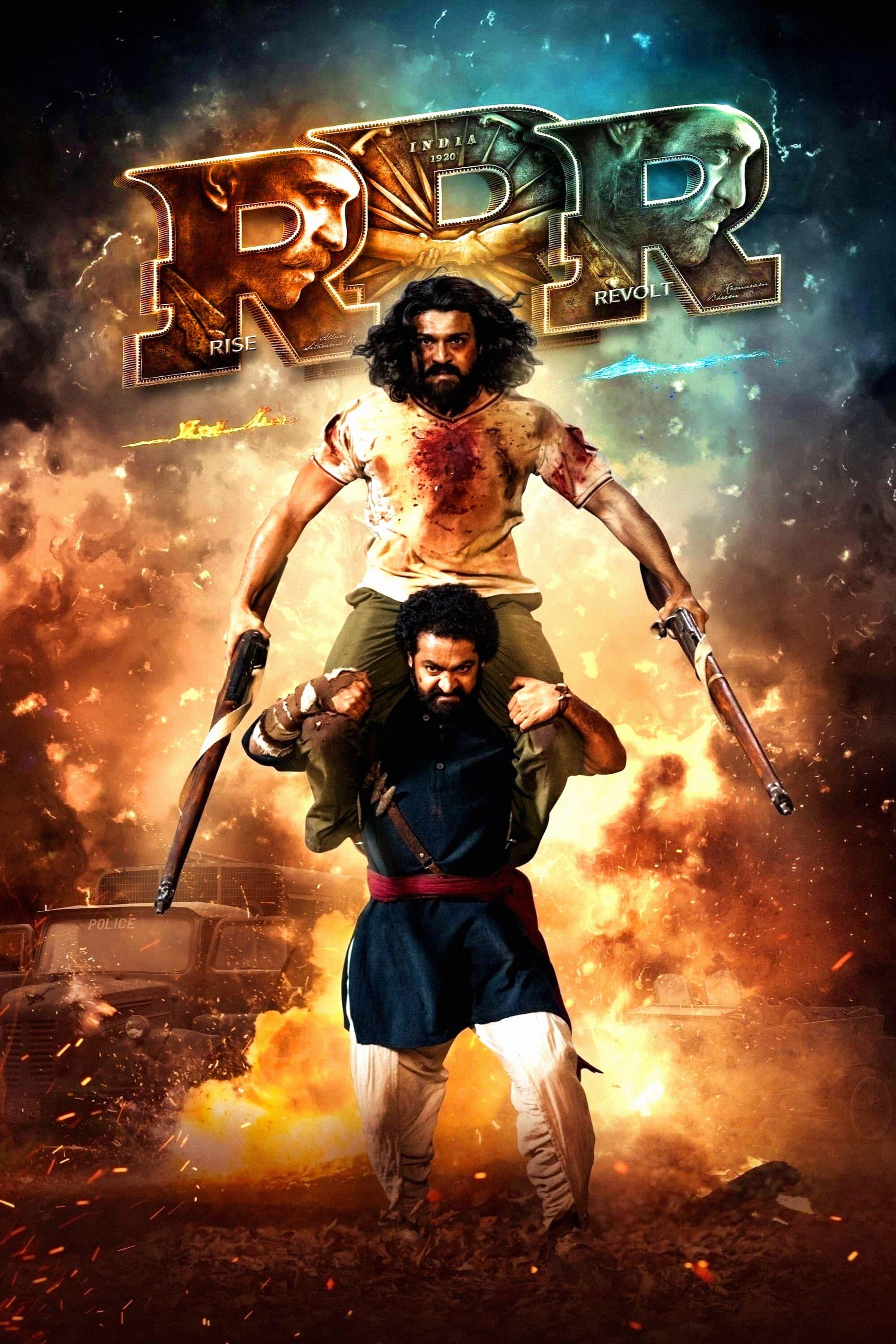 Poster of RRR