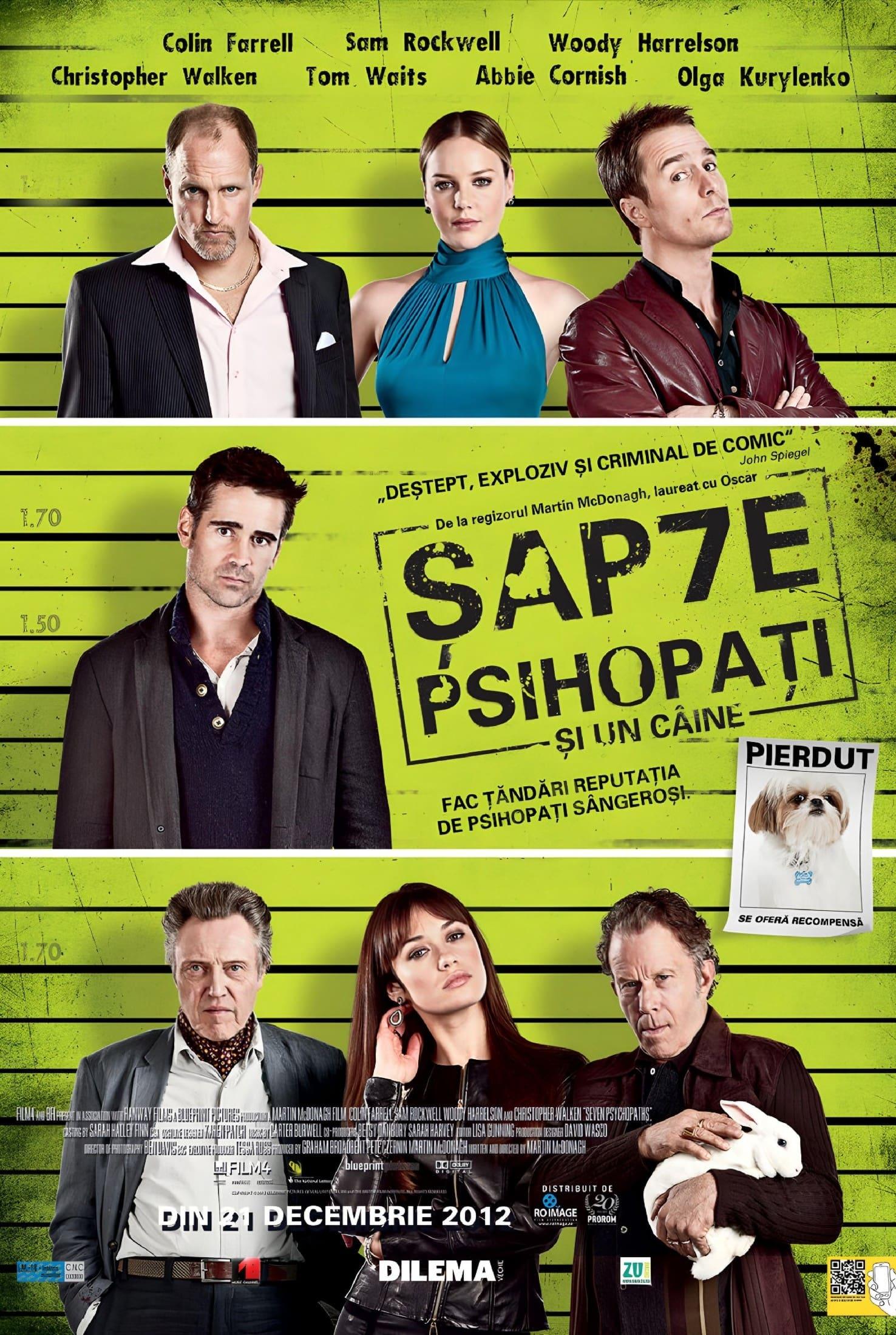 Poster of Șapte psihopați și un câine