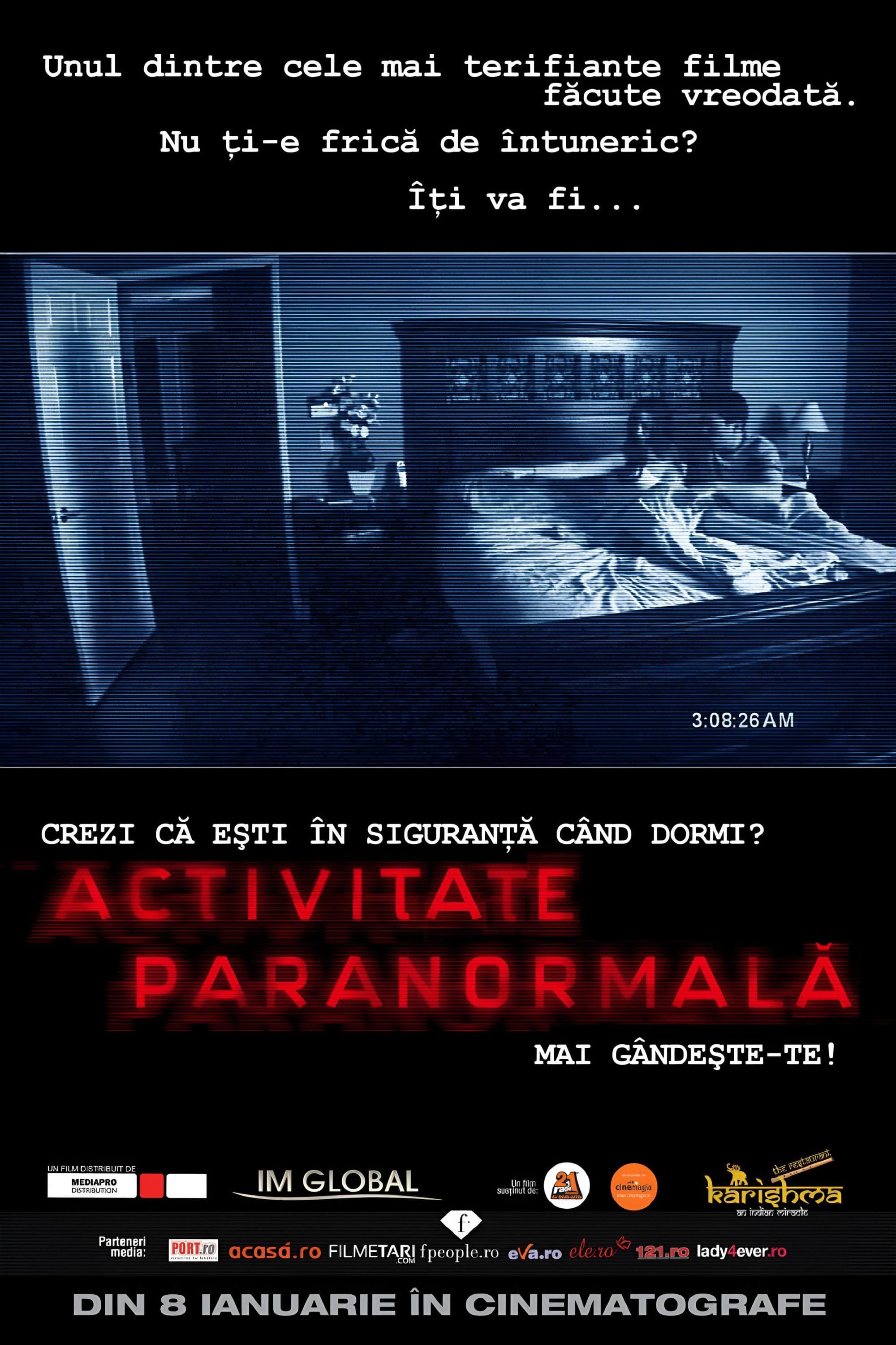 Poster of Activitate paranormală