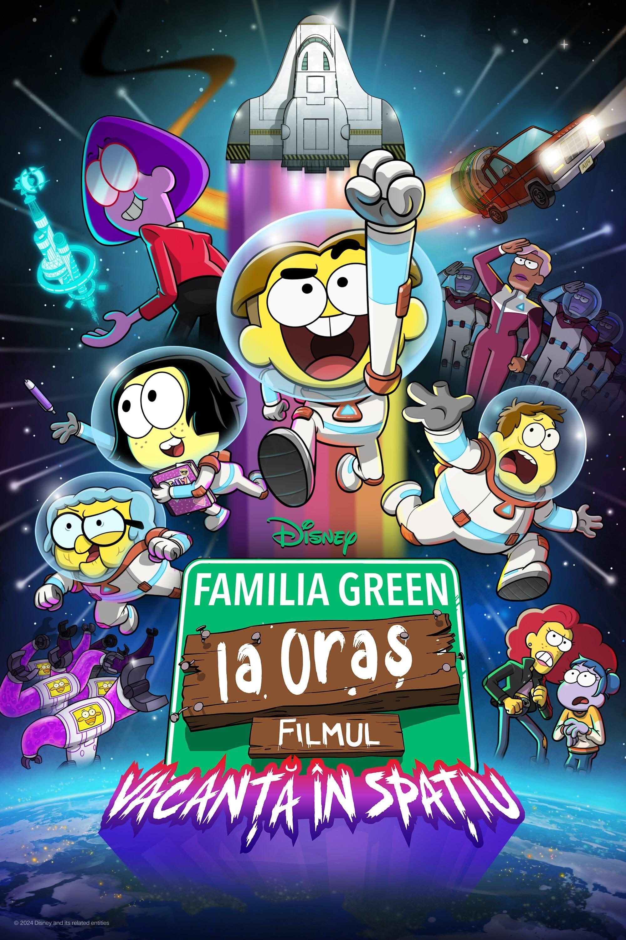 Poster of Familia Green la oraș. Filmul: Vacanță în spațiu