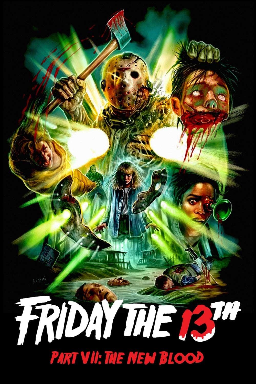 Poster of Friday the 13th Part VII: The New Blood