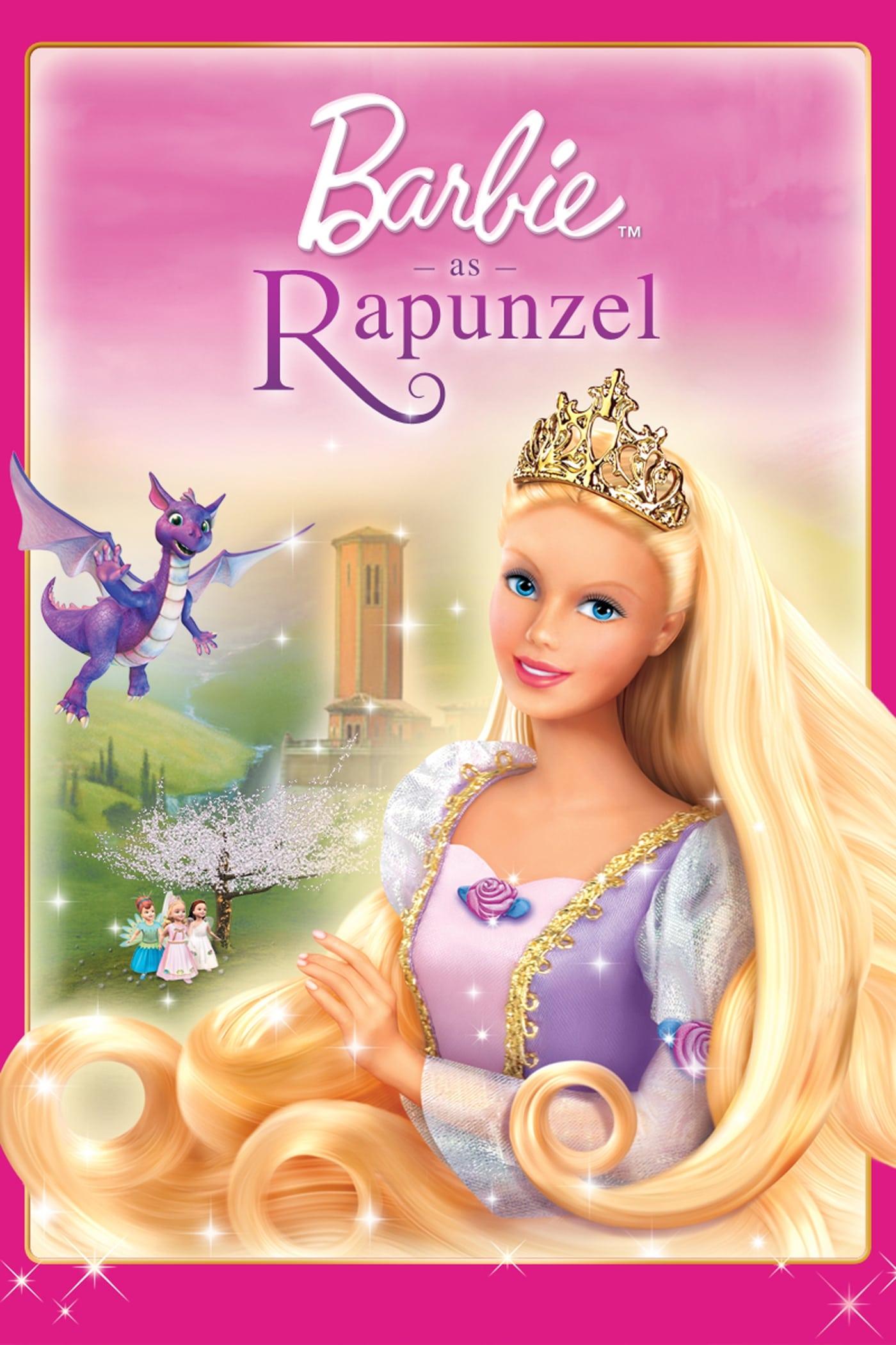 Poster of Barbie as Rapunzel